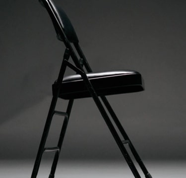 A chair and a table